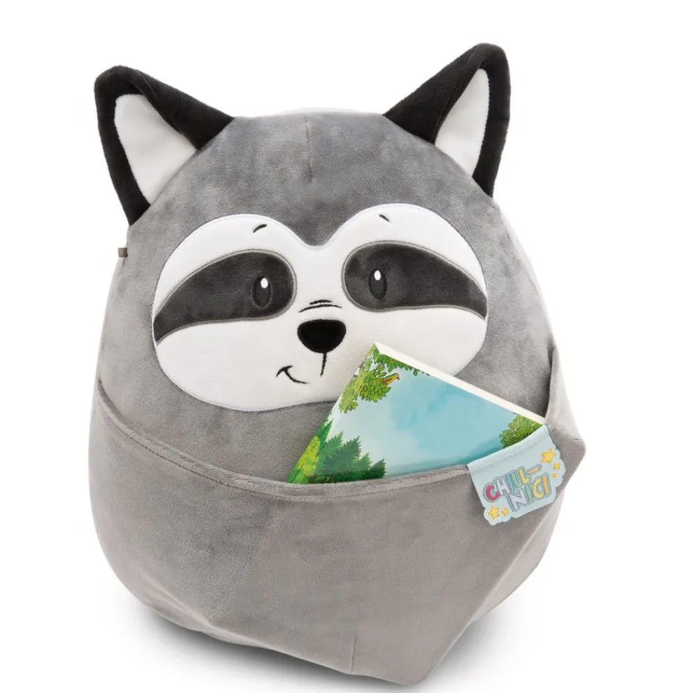 NICI Kissen>Kuscheltier Chill- Waschbar 30Cm