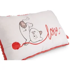 NICI Kissen>Rechteckiges Kissen Katze "Love"